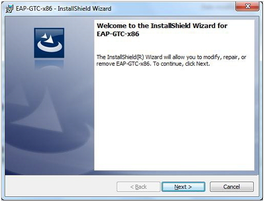 EAP-GTC-x86 -InstallShield Wizard