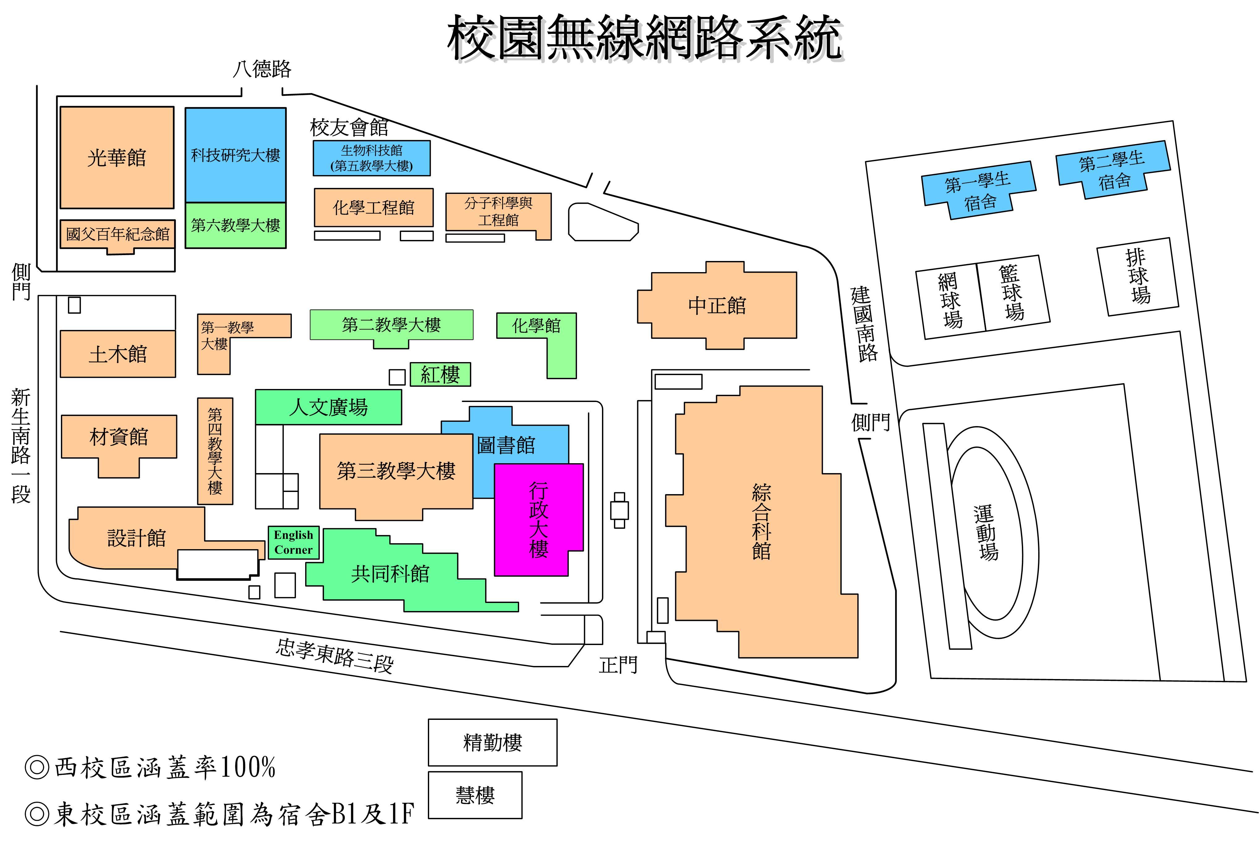 校園無線網路系統圖